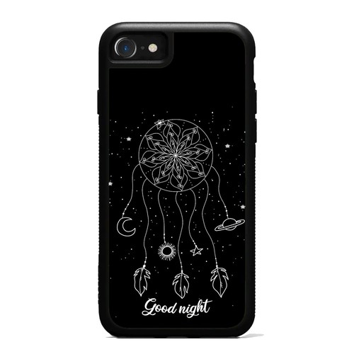 For Apple iPhone SE 11 12 13 14 15 16 Plastic TPU Cover space Star dream catcher - Picture 2 of 25