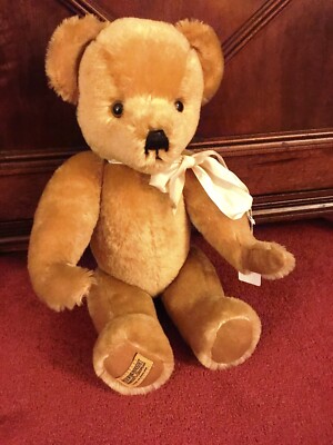 TRAUMHAFTER VINTAGE MERRYTHOUGHT MUSIK TEDDYBÄR 18 ZOLL 46 CM HOCH (BRAHMS WIEGENLIED)