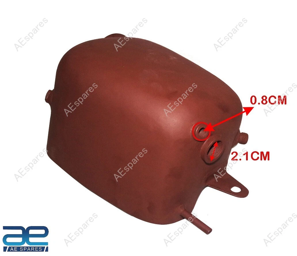 FITS FOR BSA A7 RIGID MODEL 1948 OIL TANK RAW STEEL view 3