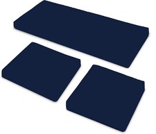 Outdoor Sunny 3 Pieces Replacement Cushions Patio Set for Rattan Chairs Sofa