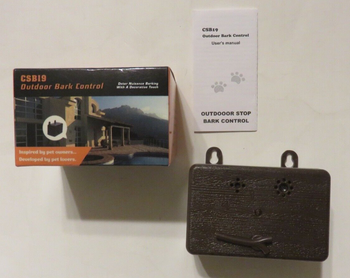 Outdoor Anti Bark Device Ultrasonic Dog Barking Control Repeller