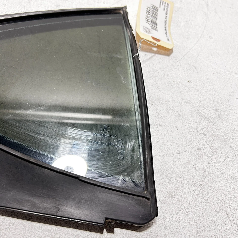 Cuarto trasero derecho pasajero lado ventana fija vidrio Acura TLX 2015-2020 OEM Foto 4 de 4