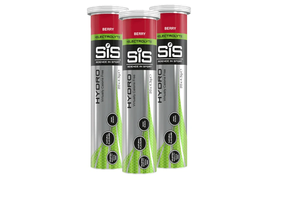 SCIENCE IN SPORT (SIS) 4x Science in Sport | Hydro Tablets +Electrolyte | Berry (LONG BBE)