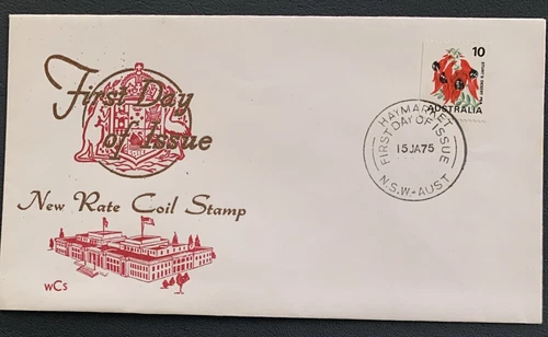 Australia FDC WCS 1975 New Rate Stamp