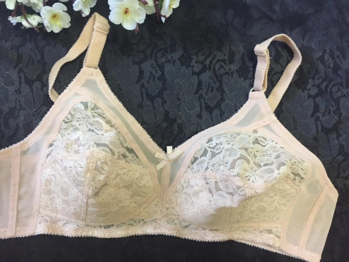 Unbranded Bra size it 5b us 38b eu 85b Unpadded underwired beige