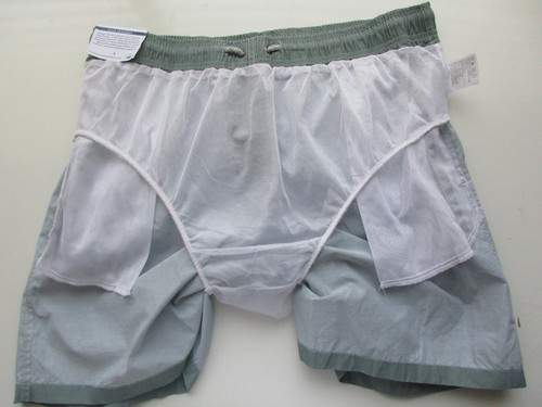 Costumi da bagno vintage estivi con fili solidi uomo XXL (42-44) U78.J25 - Foto 4 di 6