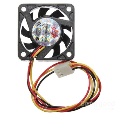 12V Mini Cooling Computer Fan - Small 40mm x 10mm DC Brushless 3-pin
