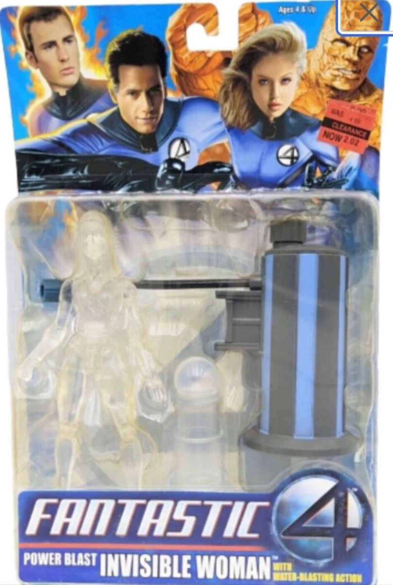Fantastic 4 Power Blast INVISIBLE WOMAN action figure - Rare