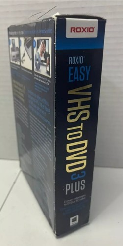 NEW Roxio Easy VHS to DVD 3 Plus Converter Transfer Old Videos NIB Brand New - Photo 2/5
