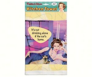 RETRO COTTON KITCHEN TOWEL  FIDDLERS ELBOW  Cookie Dough Towel Made In USA  E45