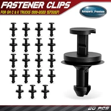 20Pcs Nylon Air Dam Deflector Valance Front Bumper Retainer Clip for GM 15733971