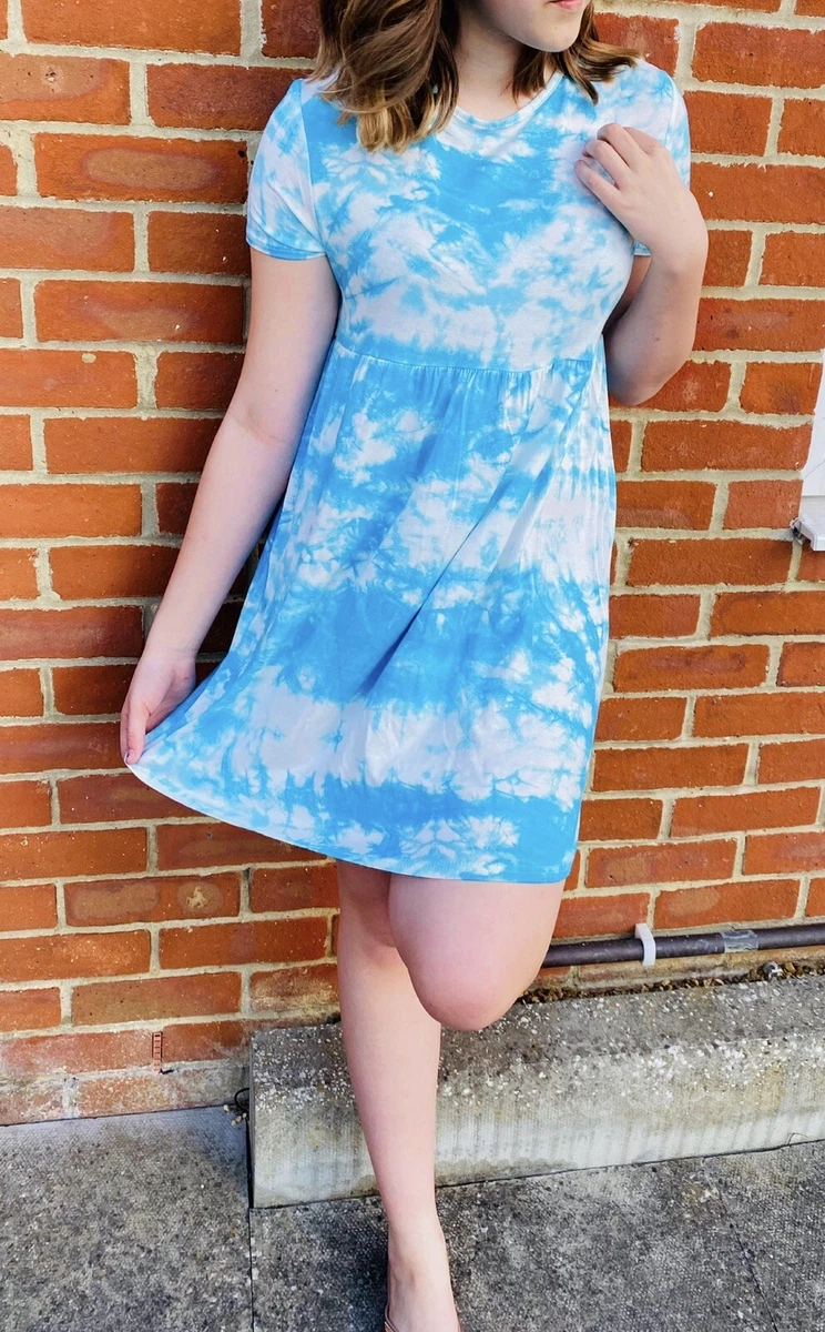 Tie dye smock dress 2025