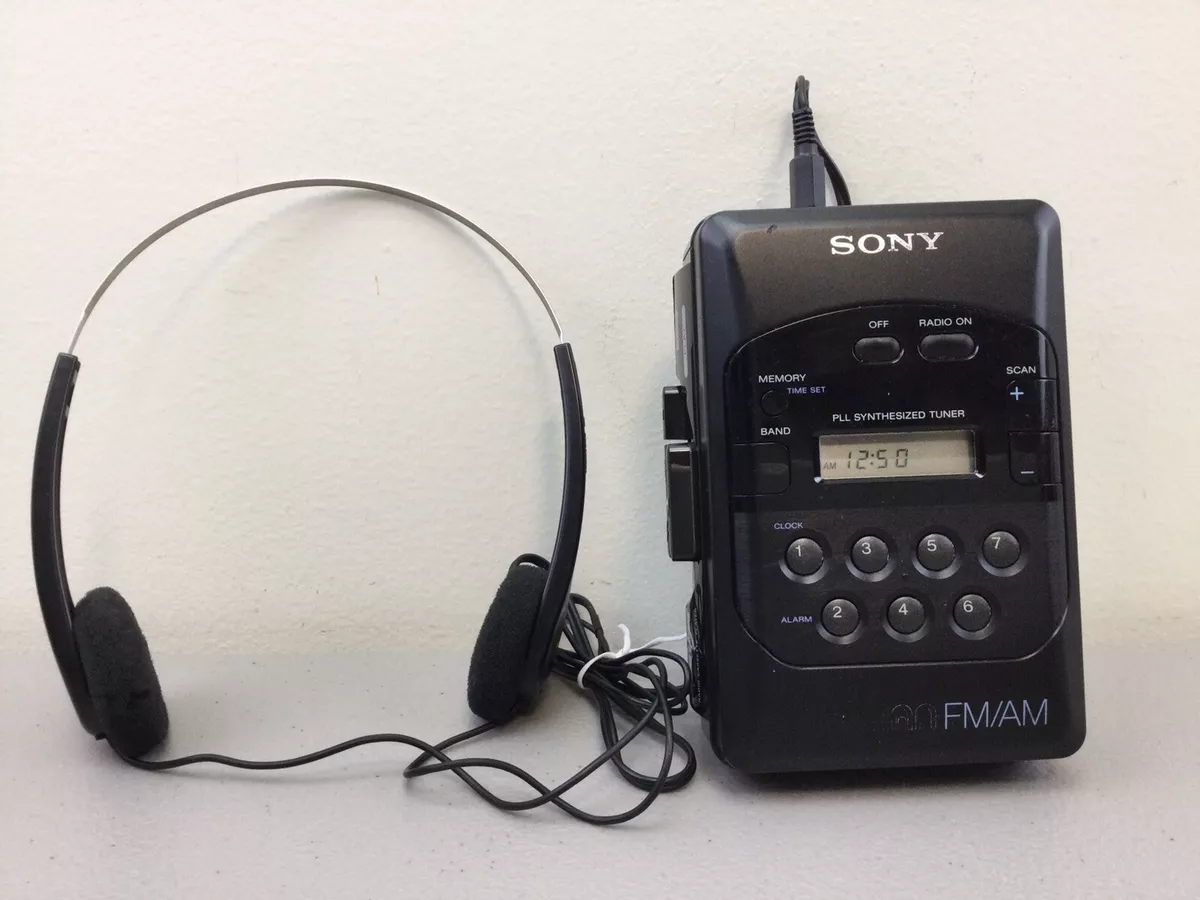 Sony Walkman Cassette Player WM-F2031 AM/FM Radio