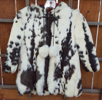 ebay white fur coat