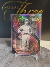 2025 Panini Select Baseball #138 Purple Prizm EDDIE COLLINS /75