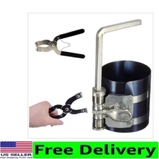 Ergonomic Piston Ring Compressor Kit - Reliable Tool for All Car Engine Repairs