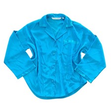 Vintage 90s Victoria's Secret Satin Button Up Long Sleeve Top