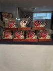 Buffalo Bills Mini Helmets SuperBowl Era 90’s Set (7) Autographed HOF