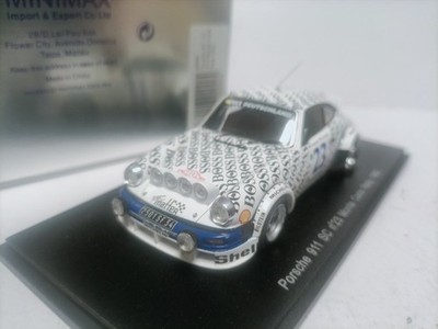 Spark 1:43 Porsche Rally Car Model Porsche 911SC Monte Carlo 1983