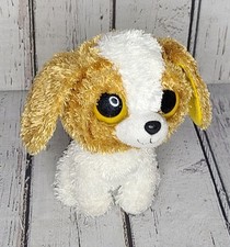 6" Ty Beanie Boos "Cookie" Beagle Puppy Dog Plush Stuffed Animal Beanbag 