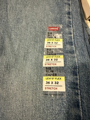 Levi's Mens 512 Slim Taper Fit Jeans Blue 28833-1195