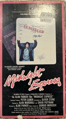 Midnight Express 1978 VHS Tested Brad Davis John Hurt Randy Quaid Crime Drama