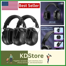 34dB Noise-Canceling Ear Muffs – Optimal Hearing Protection for Shooting and ...