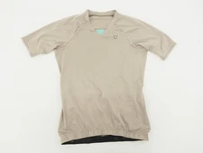 Velocio Women's Signature Zipperless Short Sleeve Cycling Jersey Small Tan