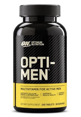 Optimum Nutrition Opti-men Daily Multivitamin Supplement - 240 Count