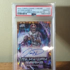 Topps Cosmic Chrome Jayden Daniels Orange Galactic Auto RC /25 PSA 10