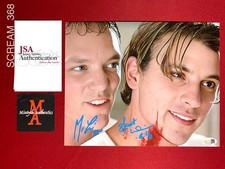 Matthew Lillard Skeet Ulrich Scream dual signed 8x10 photo Ghostface JSA COA