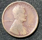 1914 One Lincoln Wheat Cent