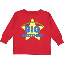 Inktastic I'm Going To Be A Big Brother Toddler Long Sleeve T-Shirt Bro Family