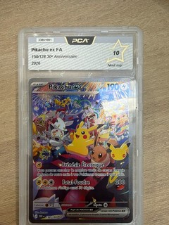 POKÉMON JCC Pikachu EX 150/128 FR PV 190 Électrique De base PCA 10