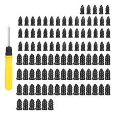100x Tire Repair Rubber Nail Vacuum Tire Repair Kits Tire Plug Kit Screwdriver