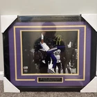 Justin Jefferson Catch Signed and Framed Minnesota Vikings vs Bills Photo