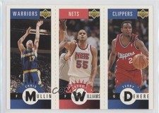 1996 Collector's Choice Mini-Cards Chris Mullin Jayson Williams Terry Dehere 1md
