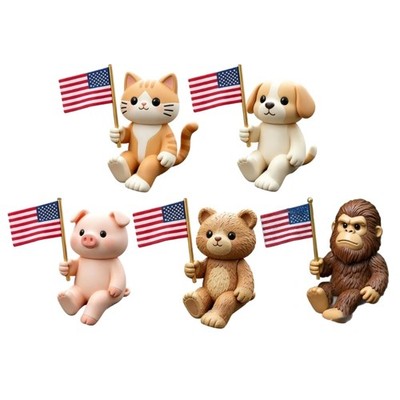 Unique Animal Themed Figurines Smooth Surfaces Ideal For Display Animal Figure