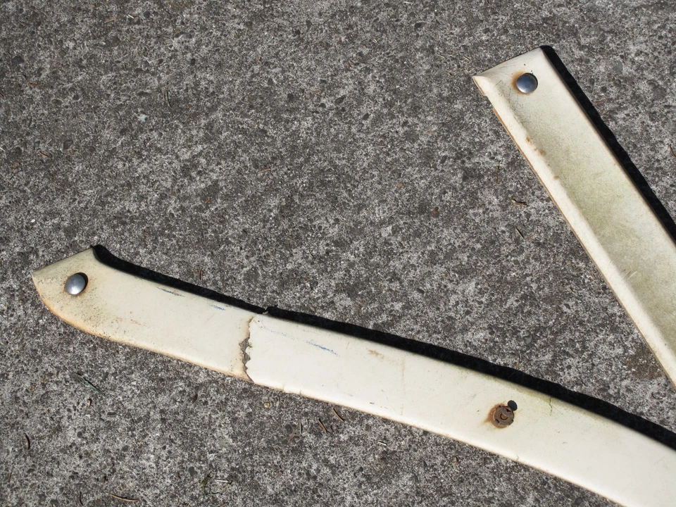 1959 Ford Country Squire Woody Wood front fender trim (139) - Image 3 of 4