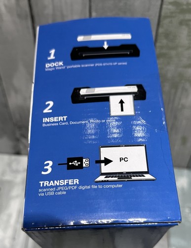 VuPoint Magic Wand Portable Handheld Scanner Auto-Feed Dock PDSDK-ST470R-VP-NEW - Picture 3 of 7