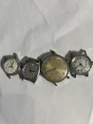 Lot of 4 Vintage Timex Watches Not Working Parts Repair