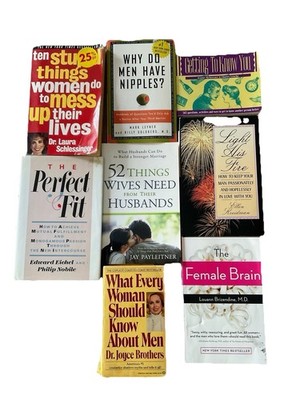 Self Help Marriage Relationship Books Sex Intimacy Lot 7 Women Men Clean No Smok