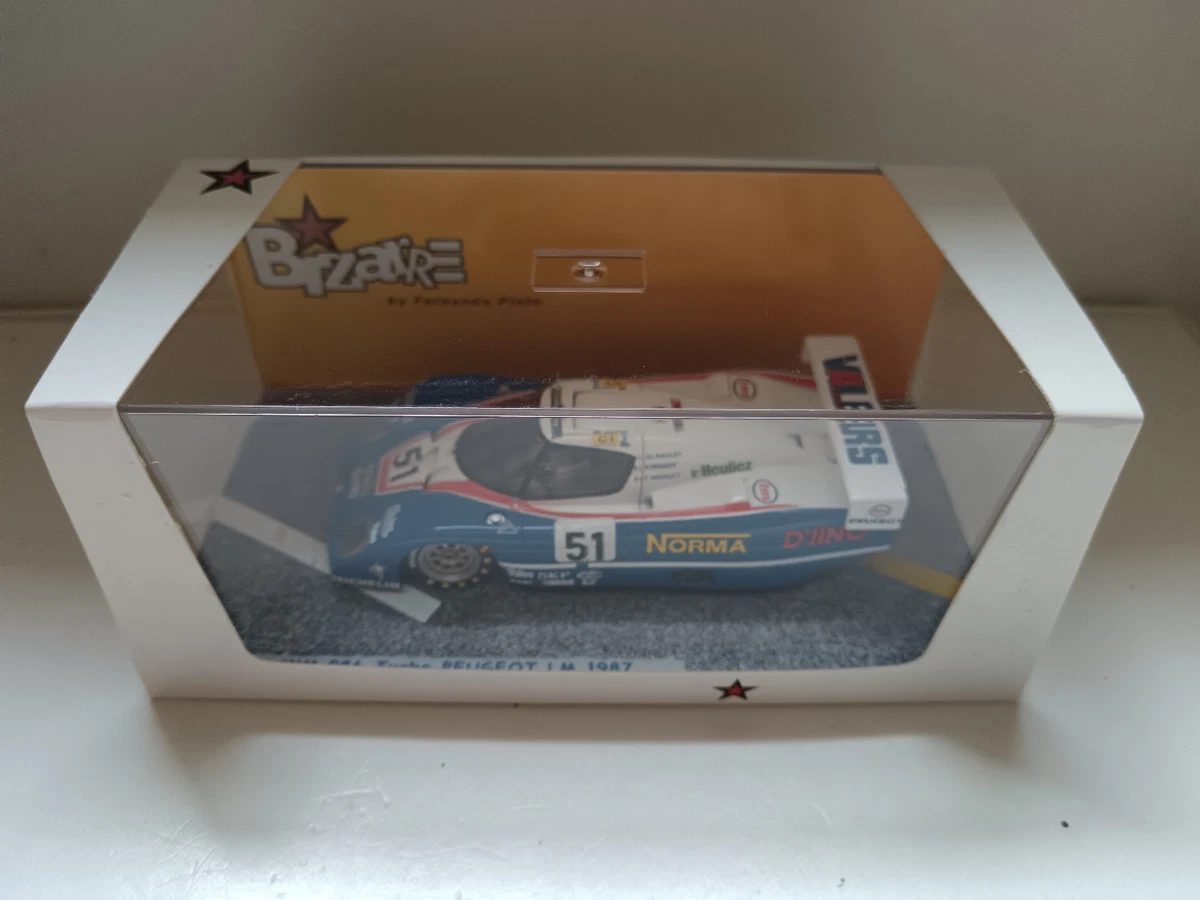 Diecast model cars Peugeot WM 1984 1/43 Bizarre 1984 84 no.24 le mans