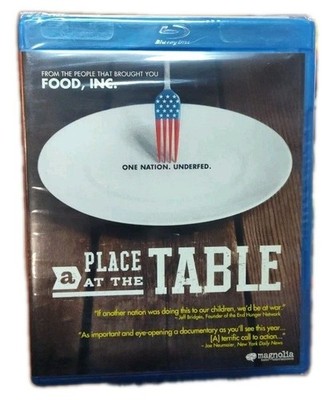 A Place at the Table Blu-Ray DVD 2012 Documentary Hunger Crisis Film New Sealed