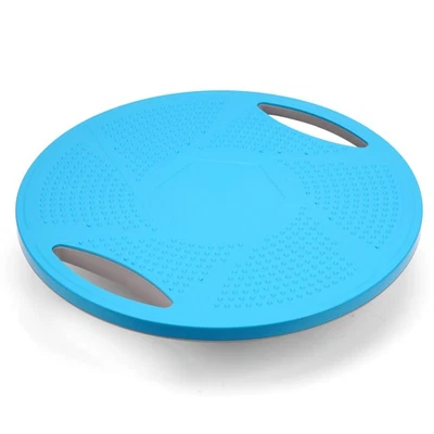 MARKENLOS Balance Board Wackelbrett Balance Pad mit Griffen Gleichgewichtstraining Ø42cm
