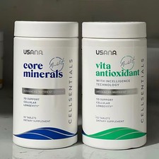 Latest upgraded USANA Cellsentials Vita Antioxidant and Core Minerals Exp 08/27