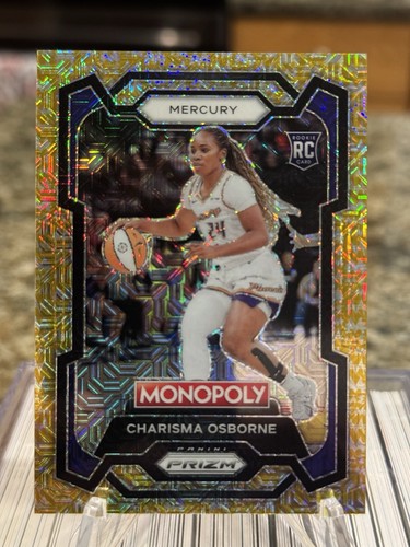 Charisma Osborne 2024 Prizm Monopoly WNBA Millionaire Gold Shimmer Rookie /500