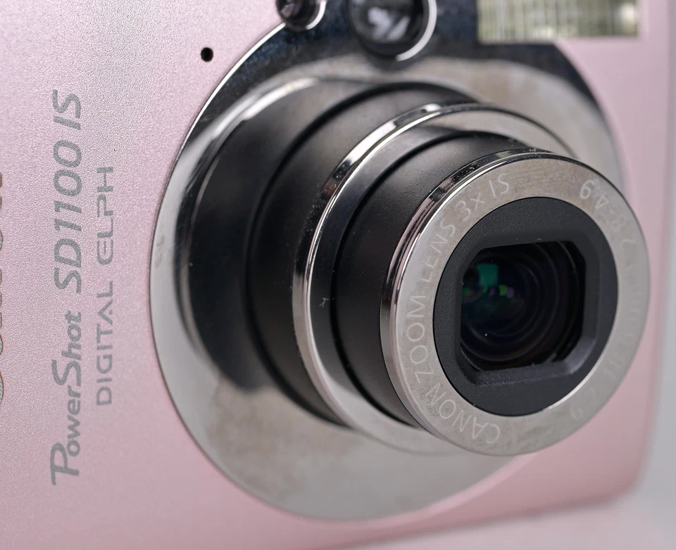 EX++ Canon PowerShot SD1100 IS 8MP 3X Zoom PINK Compact Digital Camera Tested - Image 3 of 4
