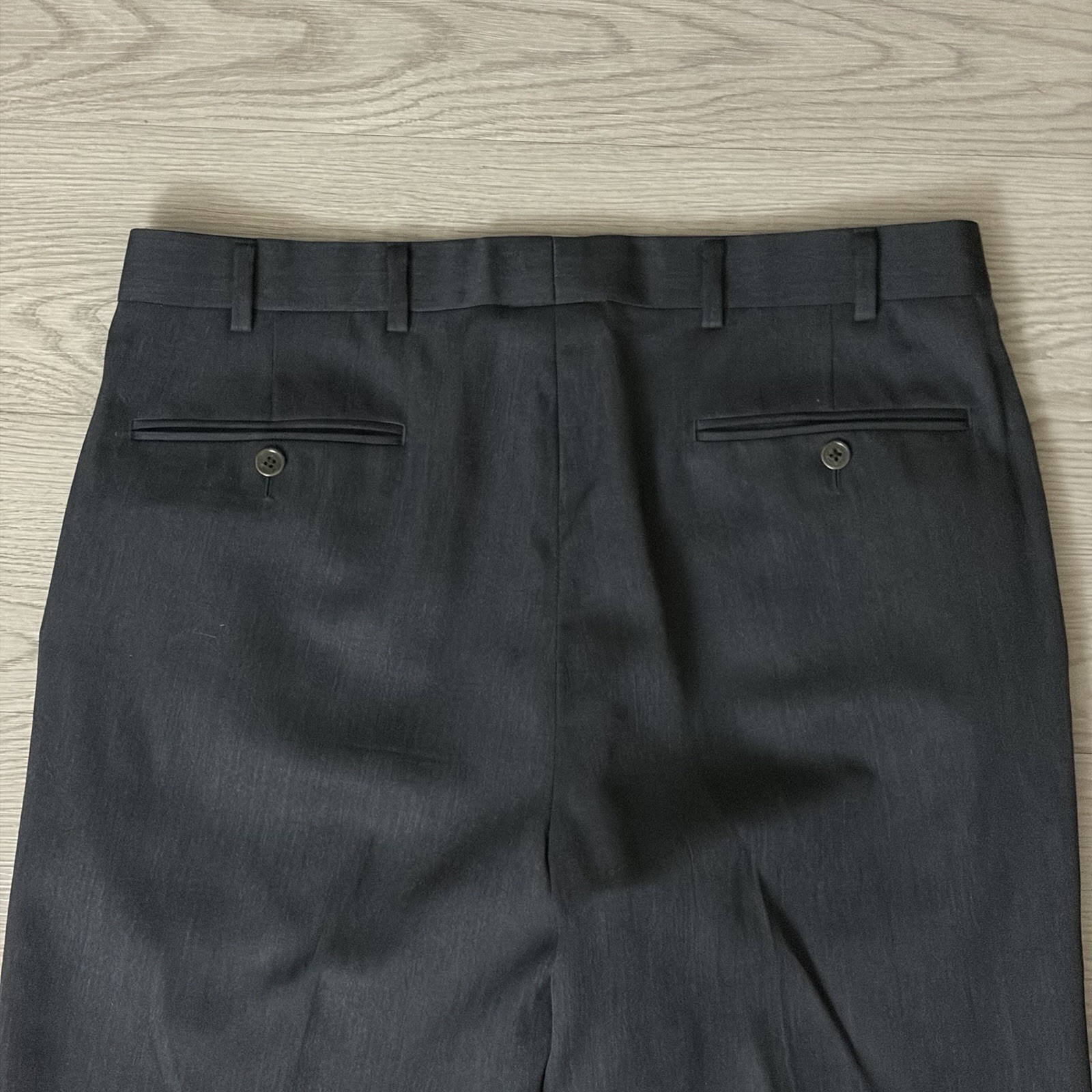 Brooks Brothers 1818 Pants Men's 34x34(34x32) Gray Regent Fit Wool Dress Pants thumbnail 15