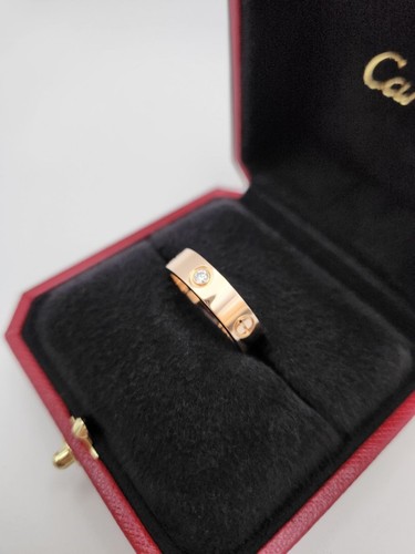Cartier Love Ring Classic 3P Width 5.5 Pink Gold 60 130707698 - Picture 8 of 12